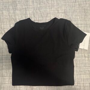 Athleta Black Crop Top